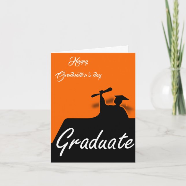 Anúncio Dia de formatura feliz e lindo (Frente)