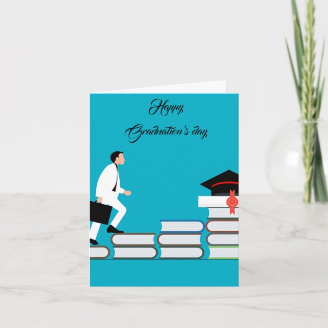 Anúncio Dia de formatura lindo e feliz (Frente)