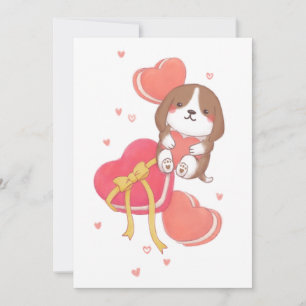 Anúncio Dia de os namorados: Beagle e Macarons