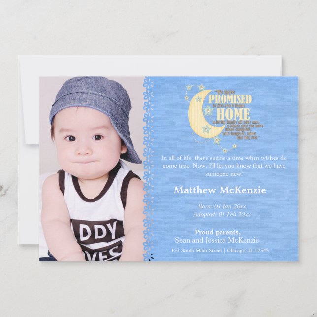 Anúncio do Adotion Boy (Frente)