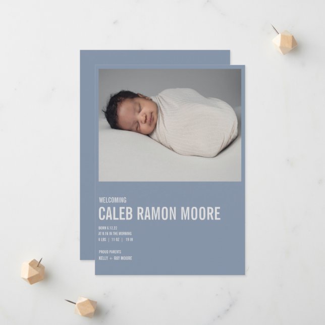 ANÚNCIO DO BABY ANUNCIMENT (Frente/Verso In Situ)