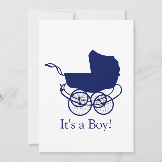 Anúncio do Bebê Azul Retroativo (Frente)