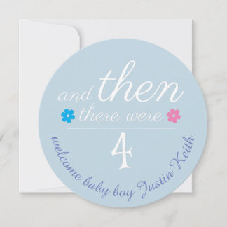 Anúncio do bebê / Convite (personalizar texto)