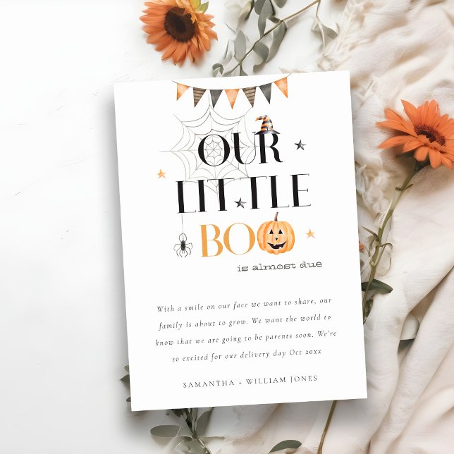 Anúncio do Bebê da Abóbora do Halloween (Criador carregado)