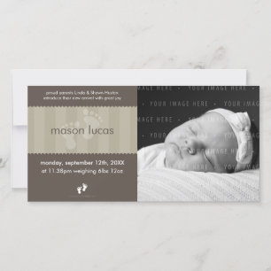 ANÚNCIO DO BEBÊ DA FOTO:: pés felizes de 8L