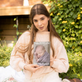 Anúncio do bebê Dia de as mães feliz