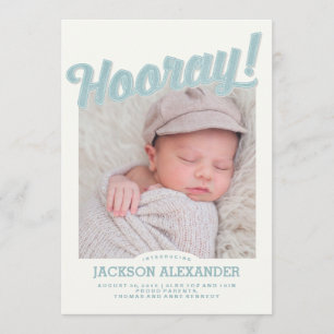 Anúncio do Bebê Hooray