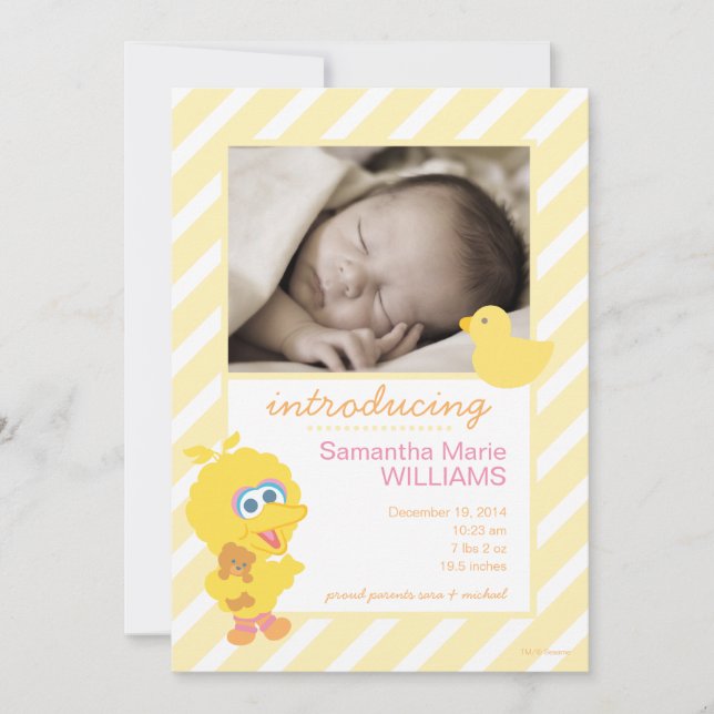 Anúncio do Big Bird Birth (Frente)