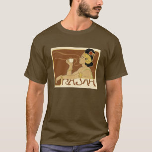Anúncio do café do vintage de Rajah - camisa