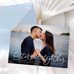 Anúncio do Compromisso de Foto do Coração Melho