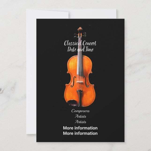 Anúncio do concerto (Frente)