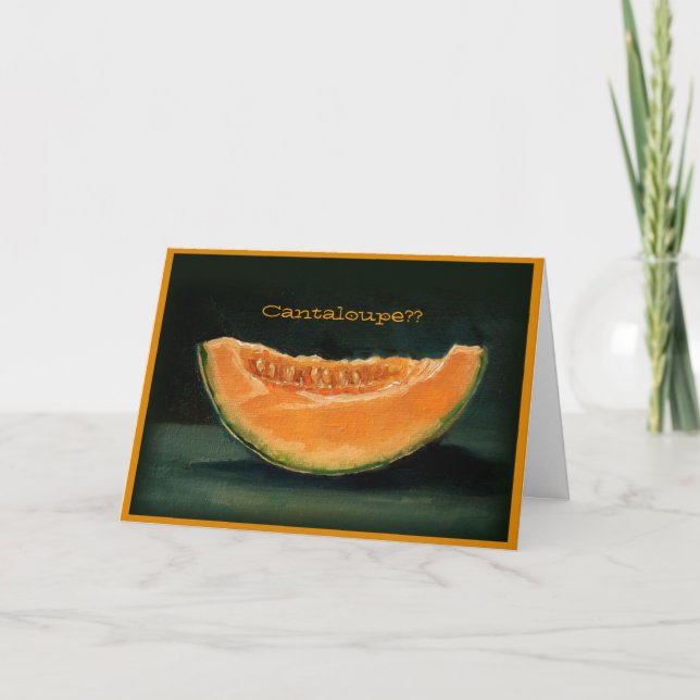 Anúncio do Elopement: Cantaloupe, chalaça, (Frente)