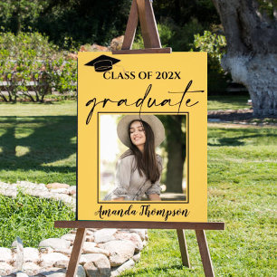 Anúncio Do Formando De Foto Amarelo 2023