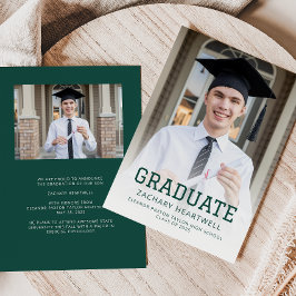 Anúncio do Formando de Foto Branco Esportivo