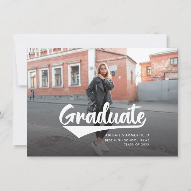 Anúncio do Formando de Foto Moderno 2024 (Frente)