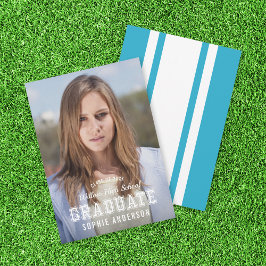 Anúncio do Formando de Foto Varsity para Cor Editá