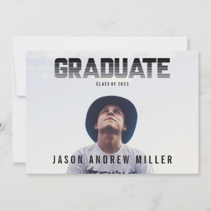 Anúncio do Formando de Tipografia em Faixa Negrito