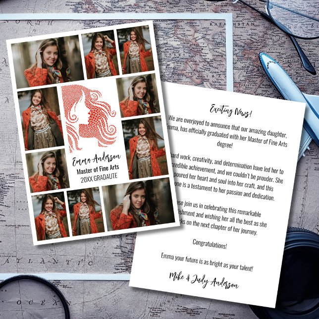 Anúncio do Formando Master of Fine Arts (Criador carregado)