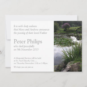 Anúncio do Funeral Pond Pacífico no Jardim 2