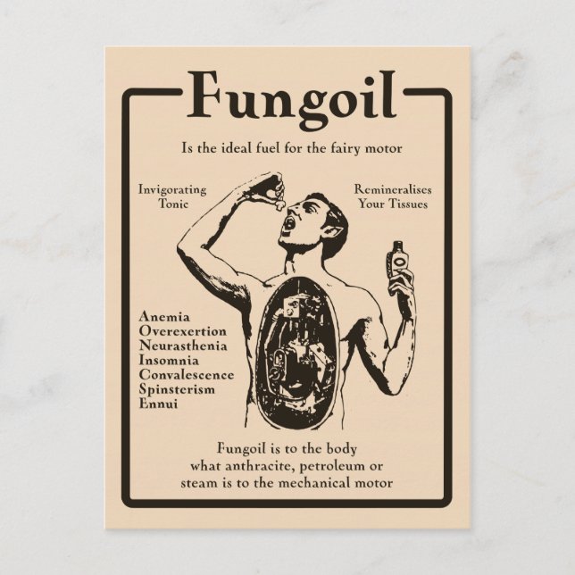 Anúncio do Fungoil - Cartão postal (Frente)