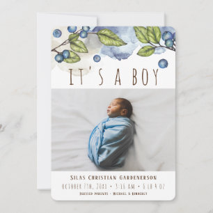 Anúncio do Garoto de Amoreira Azul