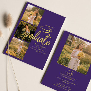 Anúncio do Graduação 2025 Fotos do Partido Purple