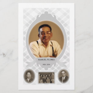 anúncio do memorial de fotos da família