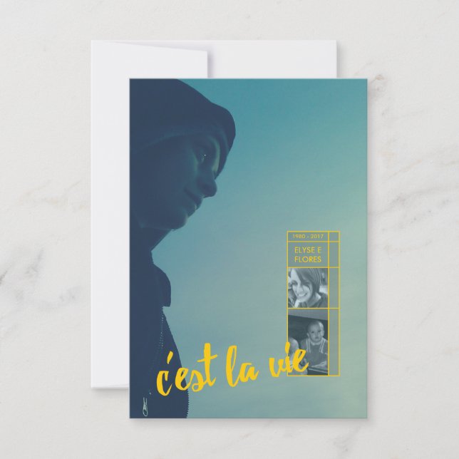 anúncio do memorial do c'est la vie (Frente)