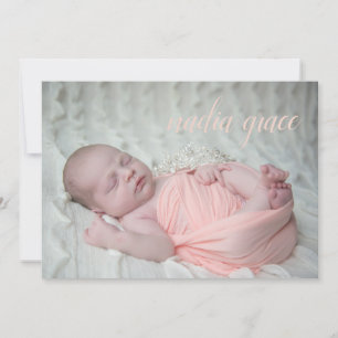 Anúncio do nascimento da foto