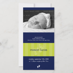 ANÚNCIO DO NASCIMENTO DA FOTO:: pés felizes de 12P