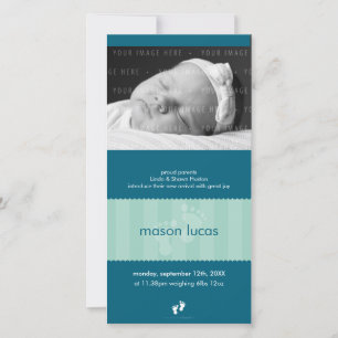 ANÚNCIO DO NASCIMENTO DA FOTO:: pés felizes de 9P