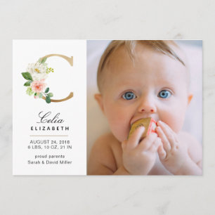 Anúncio do nascimento do monograma