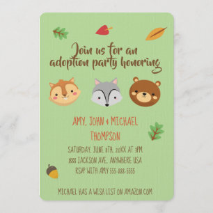 Anúncio do Partido da Adoção do Woodland - Conv