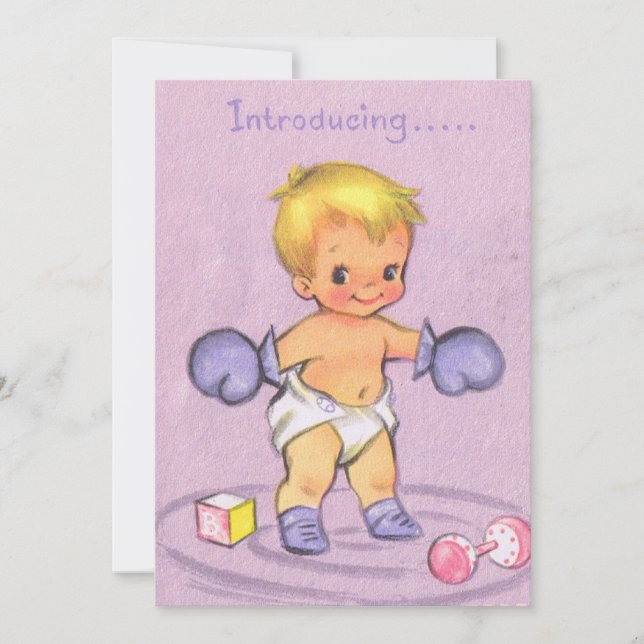 Anúncio do Vintage Baby (Frente)