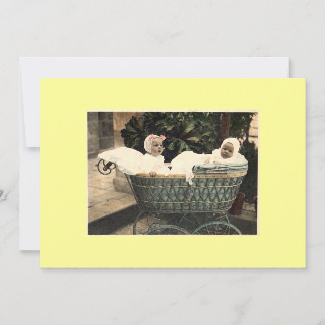 Anúncio do Vintage Twin Baby (Frente)