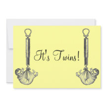 Anúncio do Vintage Twin Baby