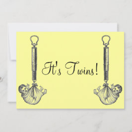 Anúncio do Vintage Twin Baby