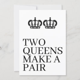 Anúncio Dois Queens Fazem Um Casamento Lésbico De Gay Par