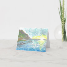 Anúncio dos Parabéns de Aquarela do Sunset Italian