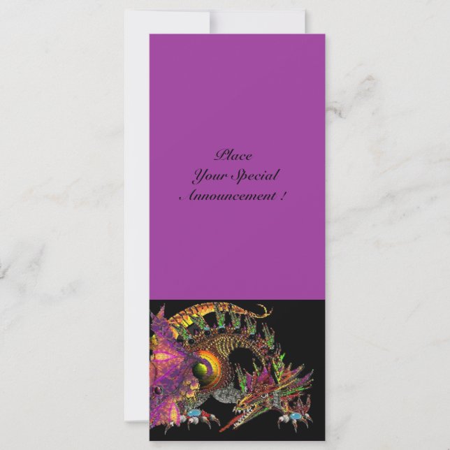 Anúncio DRAGO violeta roxo preto (Frente)