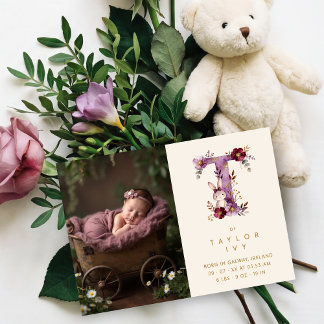 Anúncio Dreamy Bunny T Initial Gold Glitter Newborn