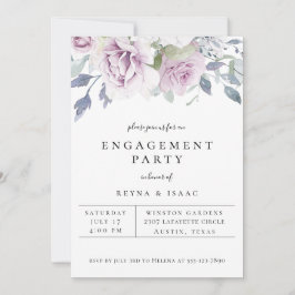 Anúncio Dusty Garden Floral Festa de noivado