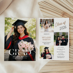Anúncio e Convite de Foto de Formatura