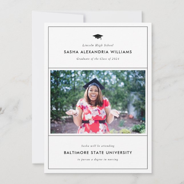 Anúncio e Convite para Combinação de Fotos do Boné (Frente)