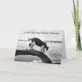 Anúncio É divertido divertir-se, notório