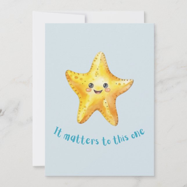 Anúncio É importante para esta, história da Starfish. (Frente)