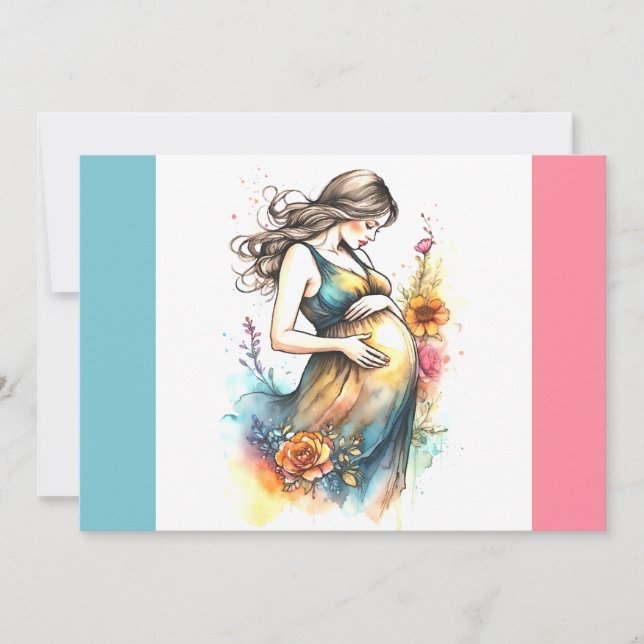 Anúncio É um gênero de gravidez infantil. (Frente)