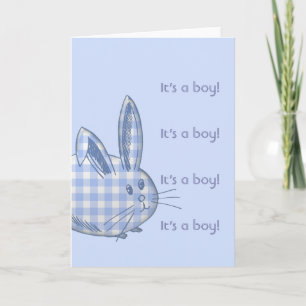 Anúncio é um menino!