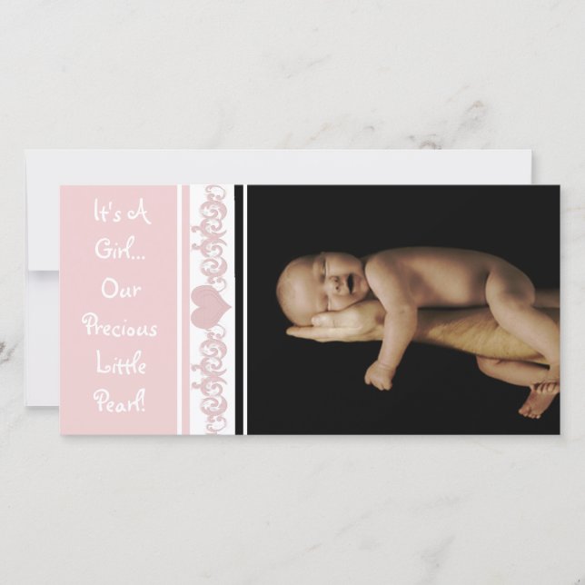 Anúncio É uma garota... Nossa pérola Precioso (Frente)