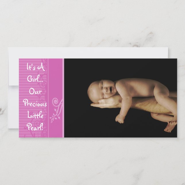 Anúncio É uma garota... Nossa pérola Precioso (Frente)